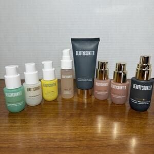 Beautycounter Counter+ Overnight Resurfacing Peel, Serum, Mask. 8pc LOT